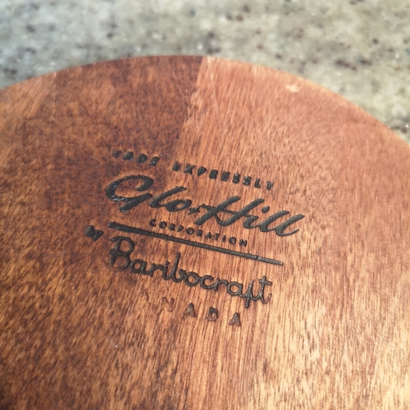 MCM Glo-Hill Canada Chrome Cherry Red Bakelite Oval Lidded Dish & Serving Tray - Picture 12 of 13